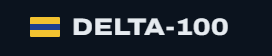DELTA-100 logo