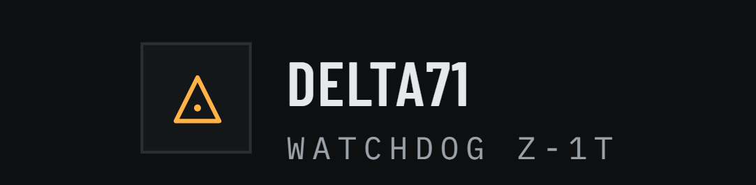 Delta 71 Watchdog logo